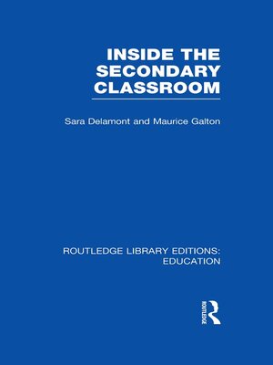 cover image of Inside the Secondary Classroom (RLE Edu O)